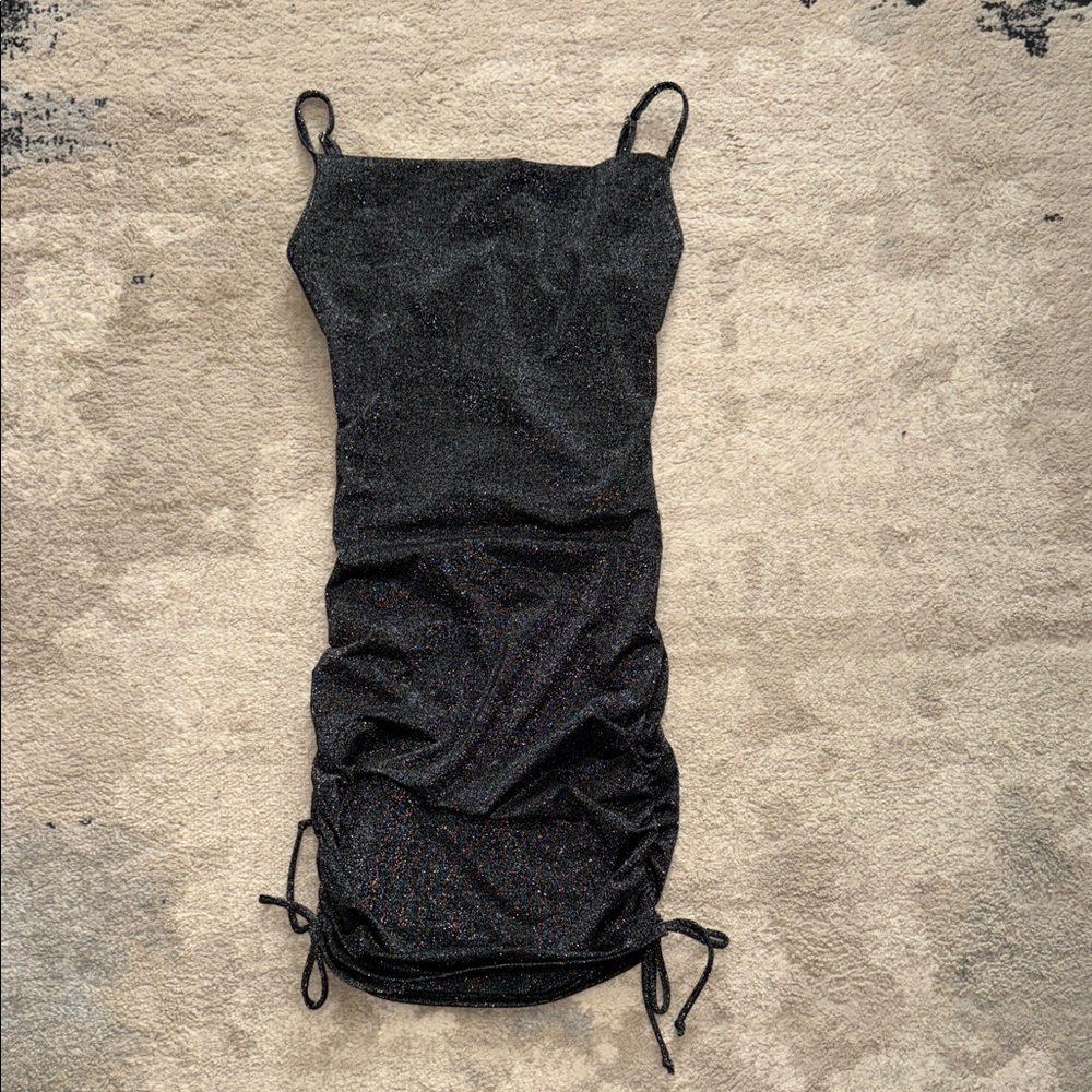 Rolla Coster Black Sparkle Mini Dress